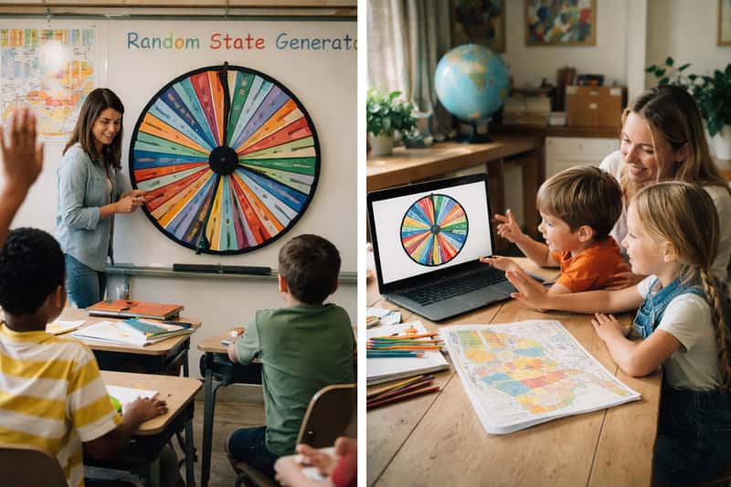 Student at desk with laptop displaying probability Student at desk with laptop displaying probability distribution graph, dice and numbered cards scattered nearby, notebook wit